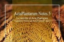 Acta Plantarium Notes 5