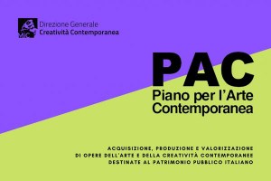 PAC2021 - Piano per l’Arte Contemporanea