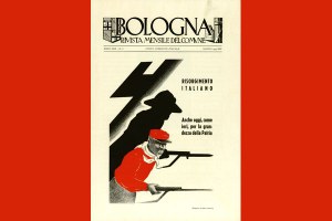 “Bologna. Rivista mensile del Comune”, agosto 1935: copertina (portale “Storia e Memoria di Bologna”)