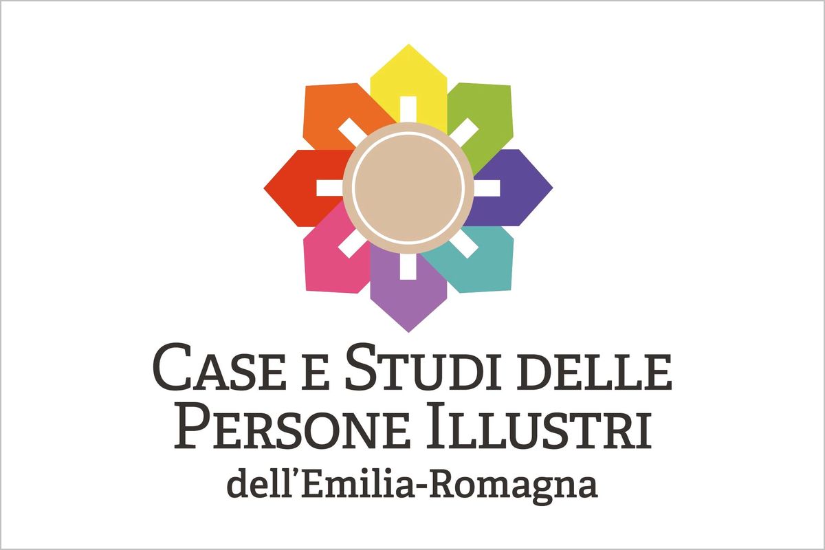 Logo “Case e studi delle persone illustri dell’Emilia-Romagna”