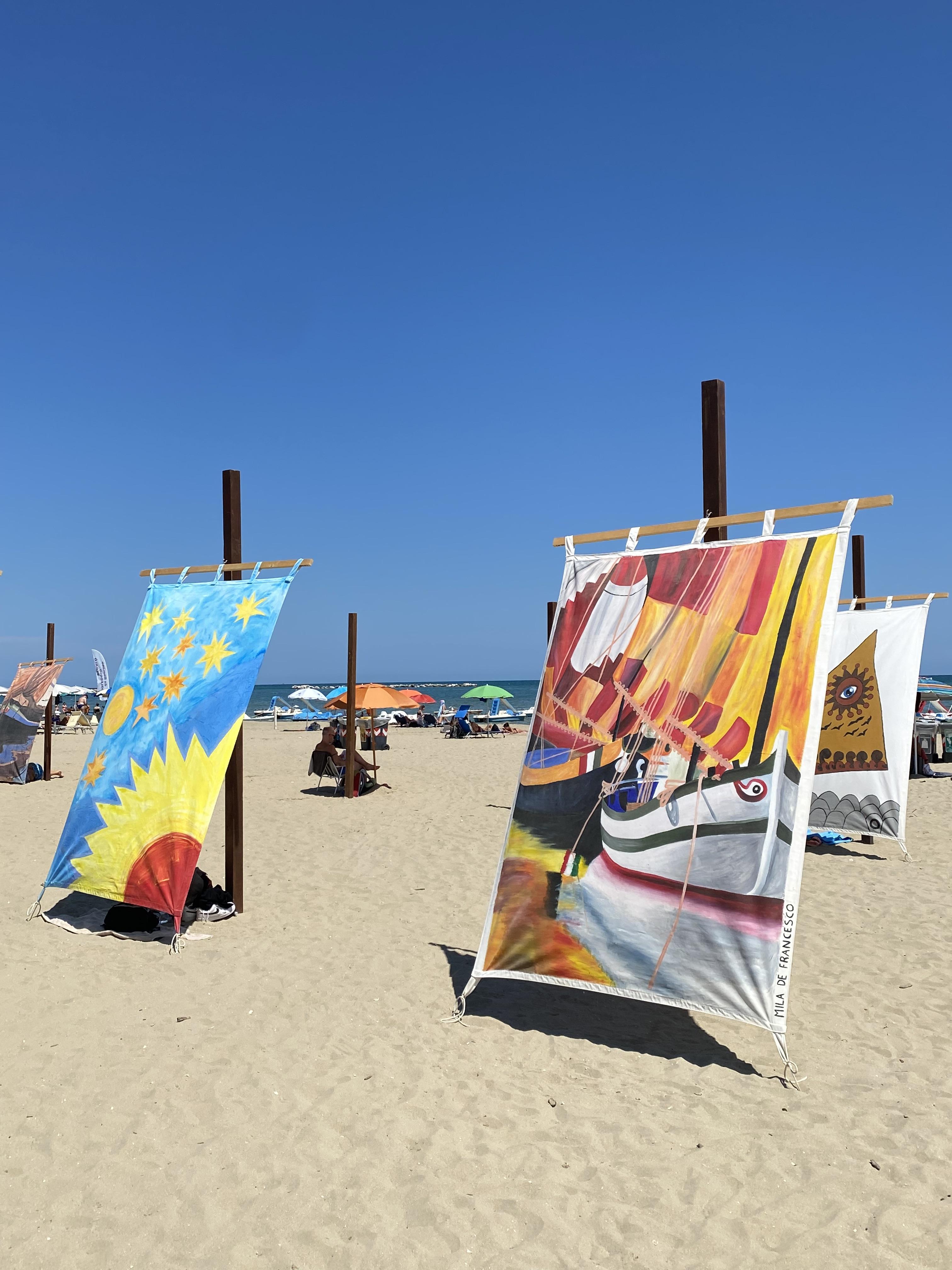 Le "tende al mare" 2025