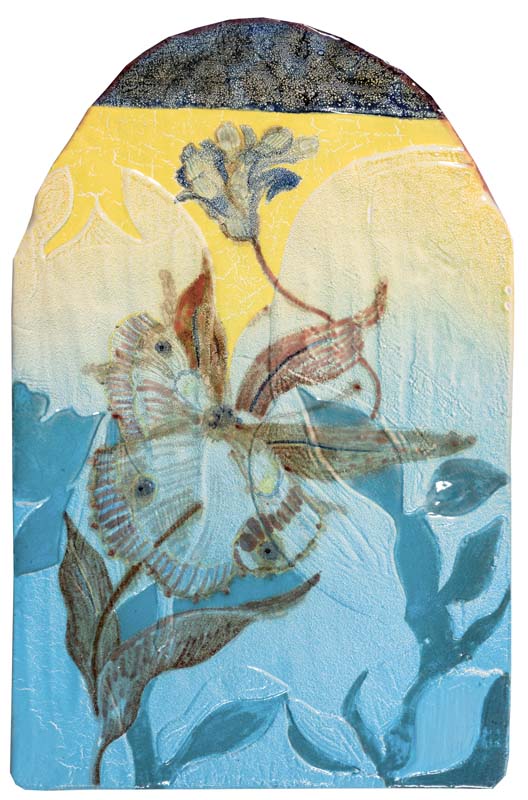 Alessandro Roma, s.t., 2025, ceramica smaltata, 28x44cm