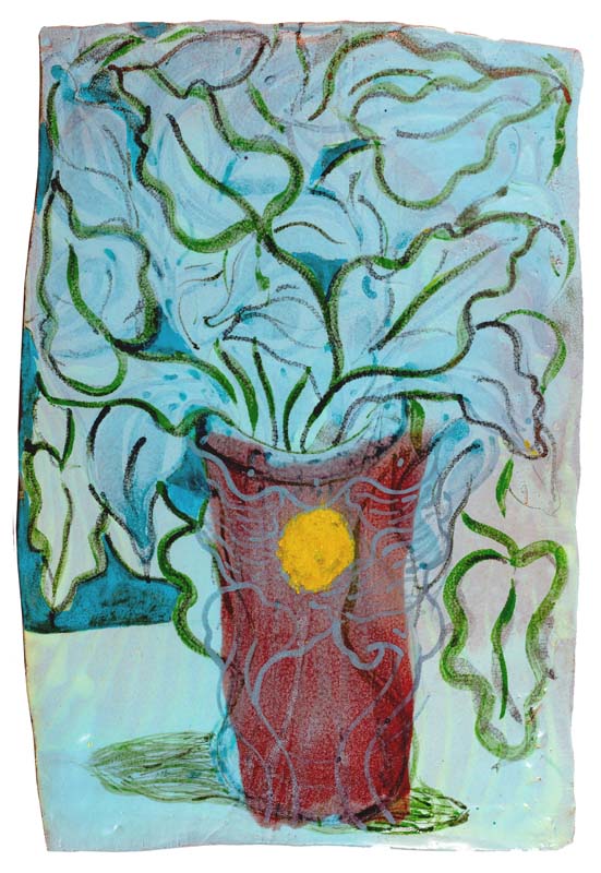 Alessandro Roma, s.t., 2025, ceramica smaltata, 38x57 cm