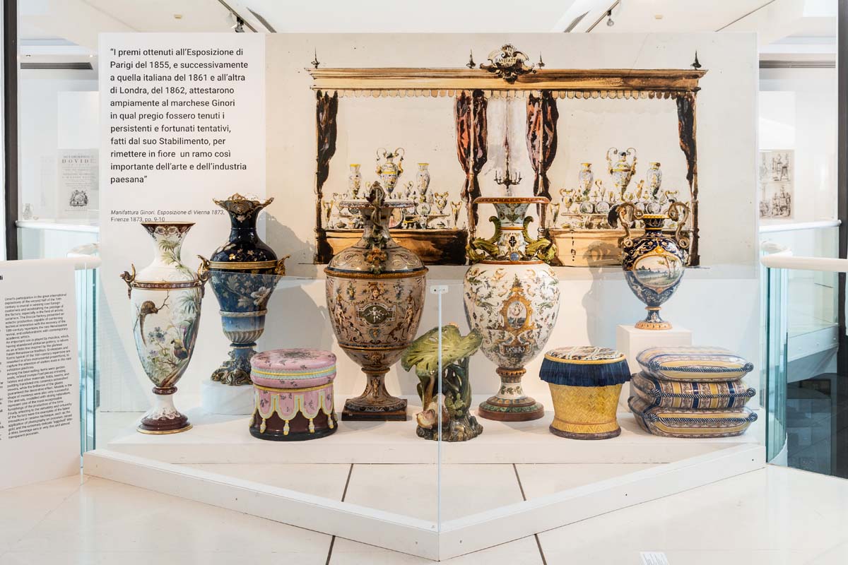 Veduta di allestimento