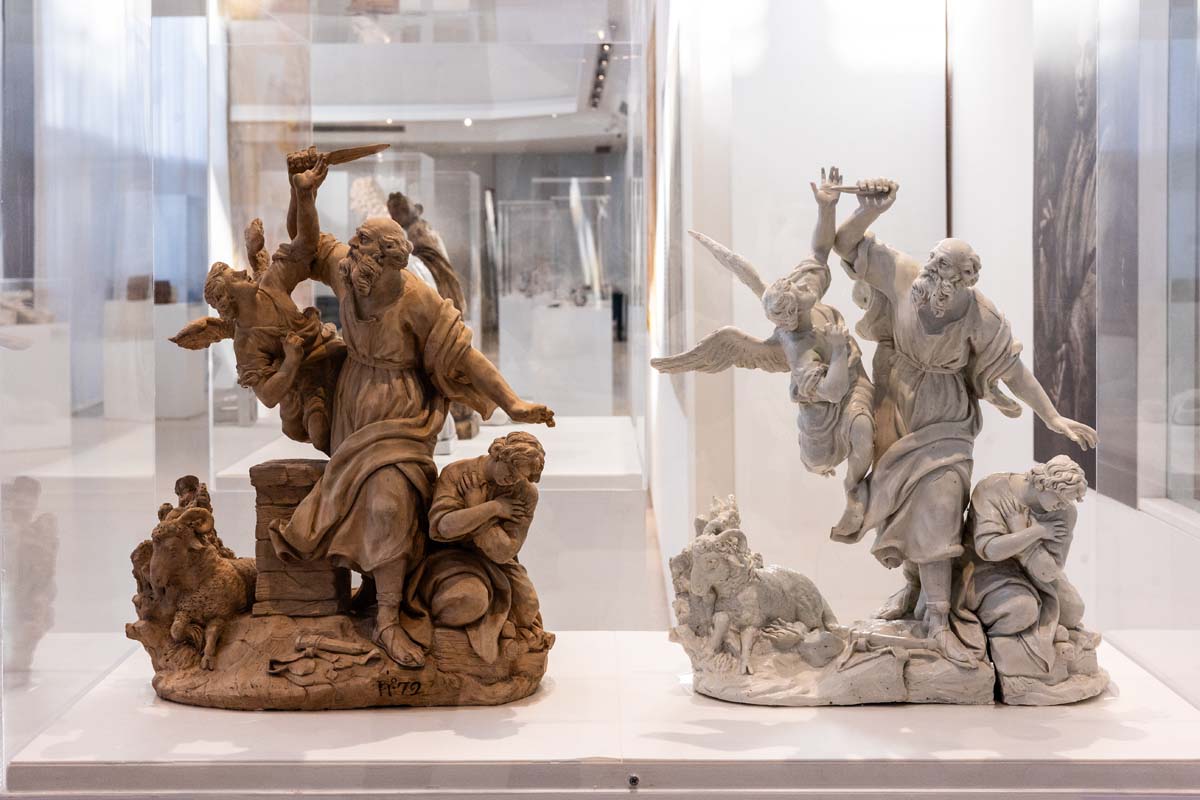 Veduta di allestimento:  Il Sacrificio di Isacco