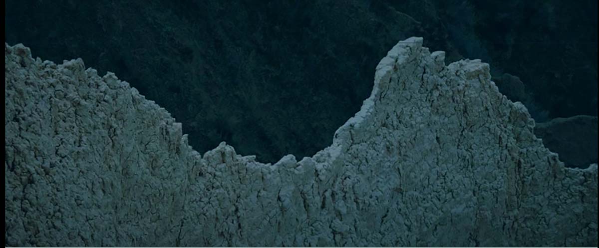 frame dal video di Riccardo Calamandrei I calanchi tra storia, arte e natura, 2021, Video, colore, 4’31