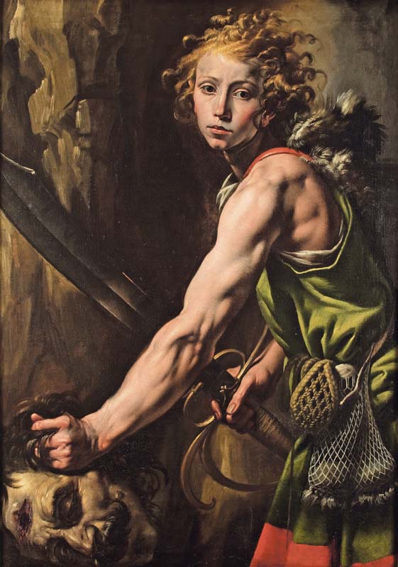 Tanzio da Varallo, Davide con la testa di Golia, 1623 - 1625 ca., olio su tela, Varallo, Palazzo dei Musei, Pinacoteca, Immagine guida della mostra