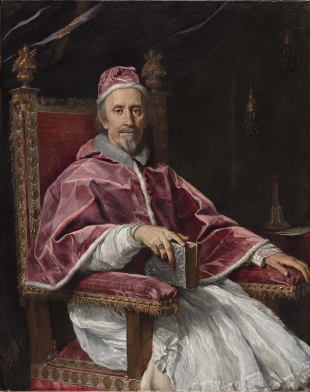 Carlo Maratti Ritratto di Clemente IX (Rospigliosi, 1667-1669), 1669, olio su tela, Città del Vaticano, Musei Vaticani