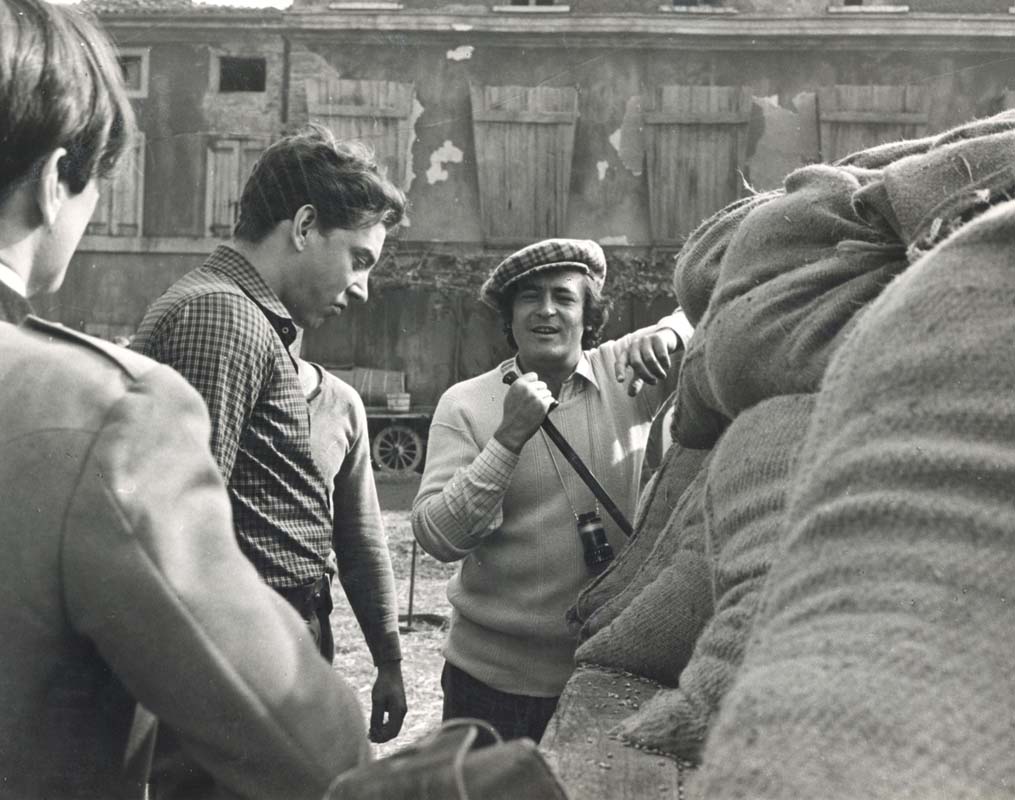 Fotografie di Angelo Novi sul set di Novecento