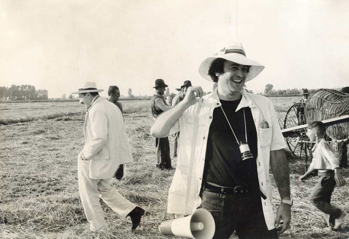 Fotografie di Angelo Novi sul set di Novecento