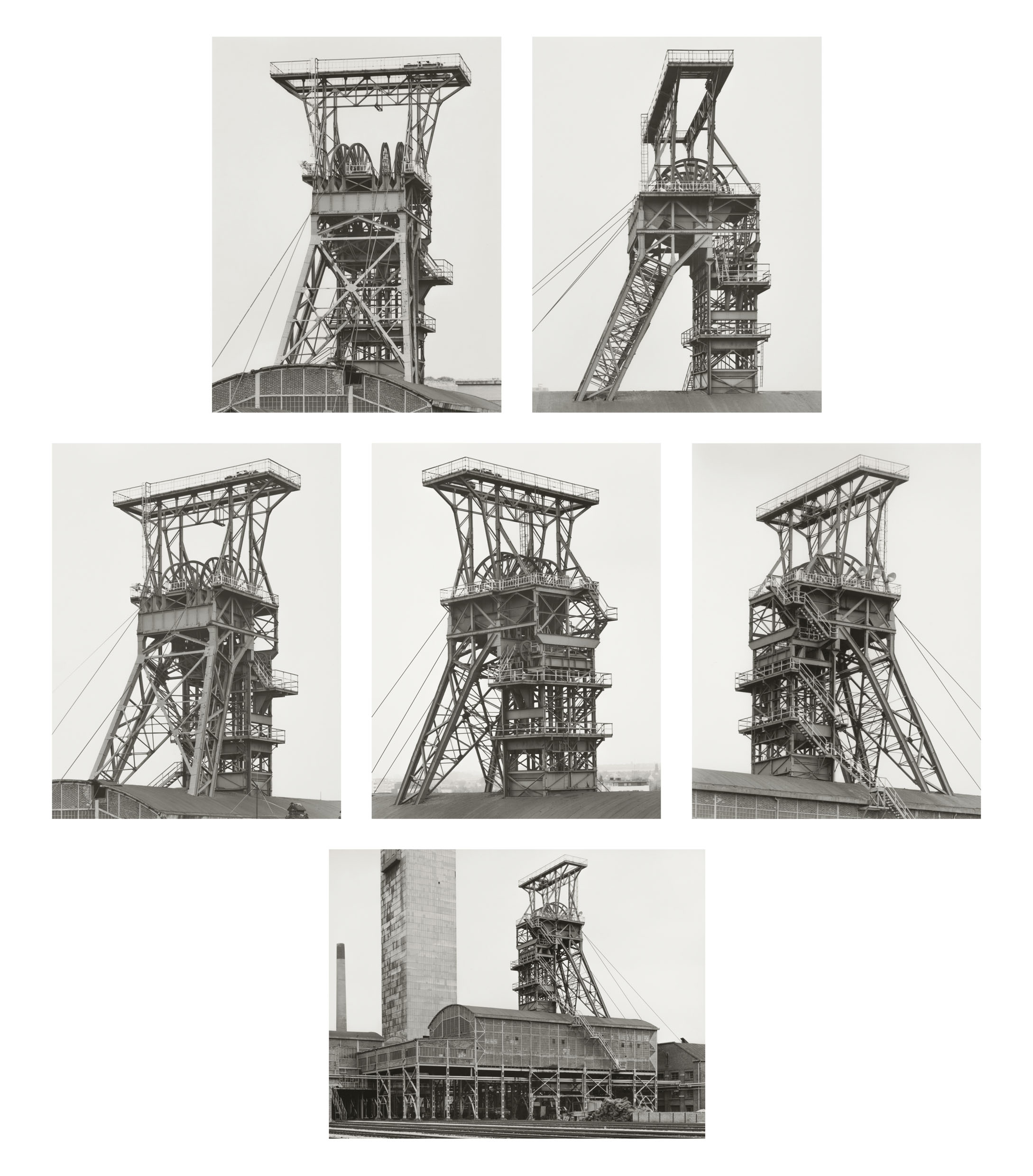 Bernd & Hilla Becher, Torre di estrazione, Pozzo 2, 1982-1985, ©:Estate Bernd & Hilla Becher