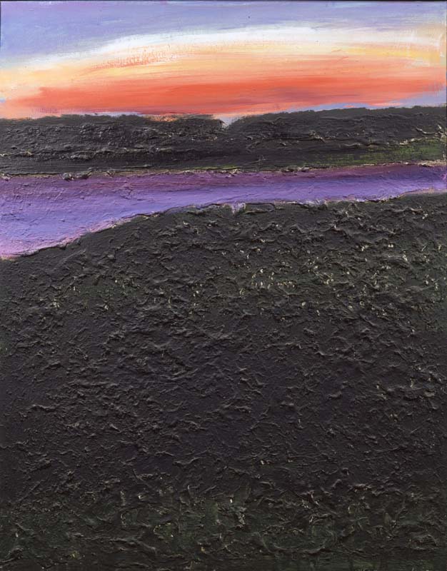 1986, Sera, olio su tela, Collezione privata