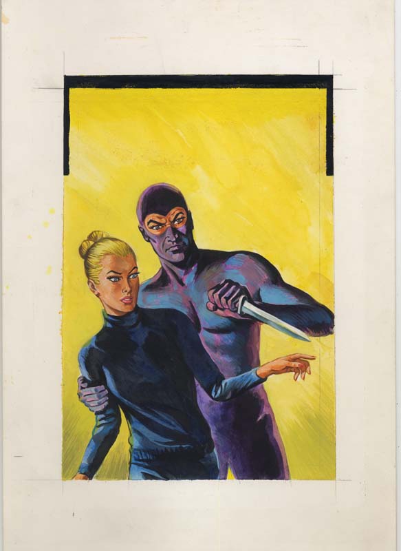 Tavola con Diabolik e Eva