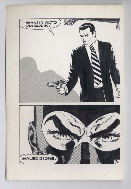 tavola di Diabolik