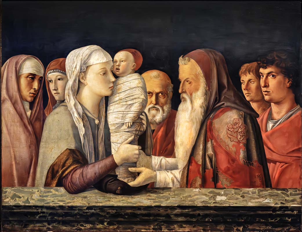 Giovanni Bellini, Presentazione di Gesù al Tempio, 1460, tempera su tavola, Venezia, Fondazione Querini Stampalia