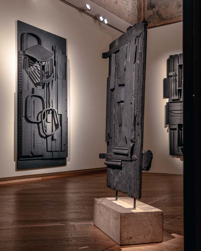 Le "porte", allestimento Sala Rubianesca Palazzo Fava
