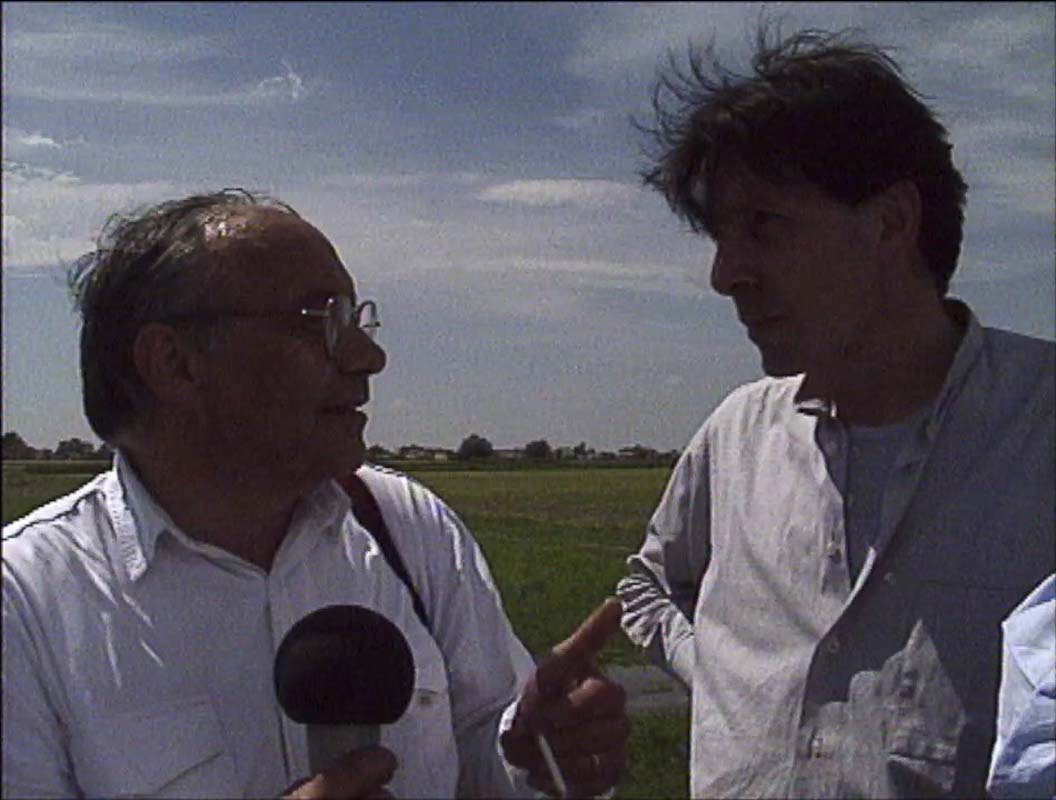 (Gianni Celati Strada provinciale delle anime, 1991. Film still. Courtesy Archivio Pierrot e la rosa)