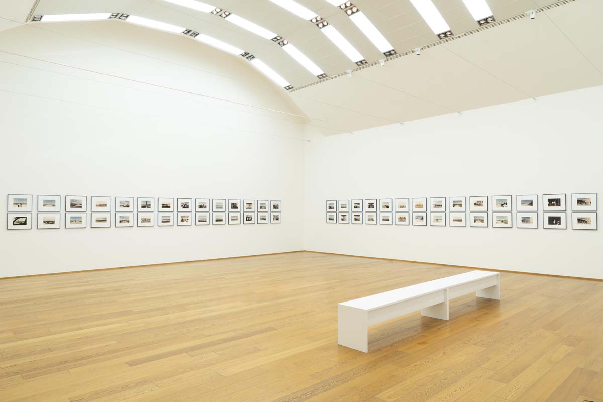 (Veduta di allestimento mostra Luigi Ghirri e Gianni Celati. Verso la Foce. MAMbo. Foto di Ornella De Carlo)