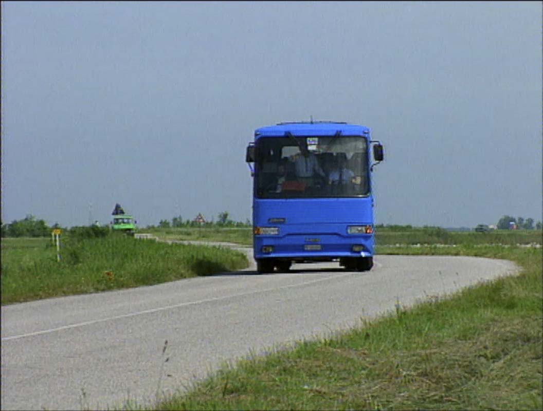 (Gianni Celati Strada provinciale delle anime, 1991. Film still. Courtesy Archivio Pierrot e la rosa)