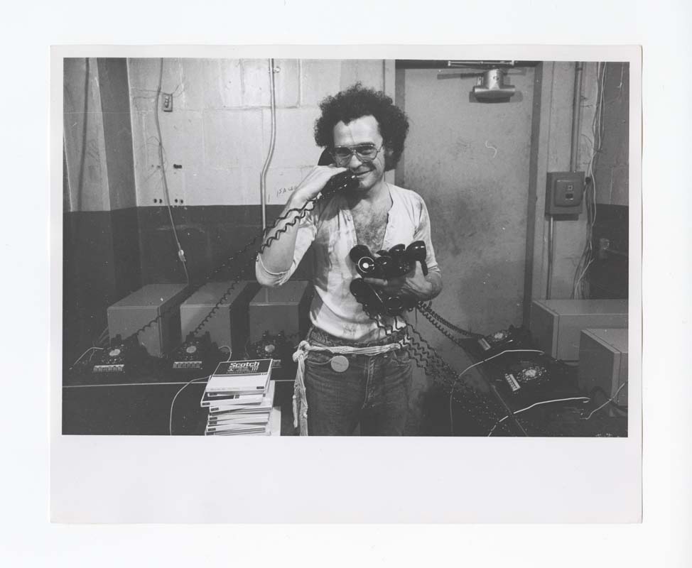 John Giorno with Dial-A-Poem, 1970 courtesy of Giorno Poetry Systems