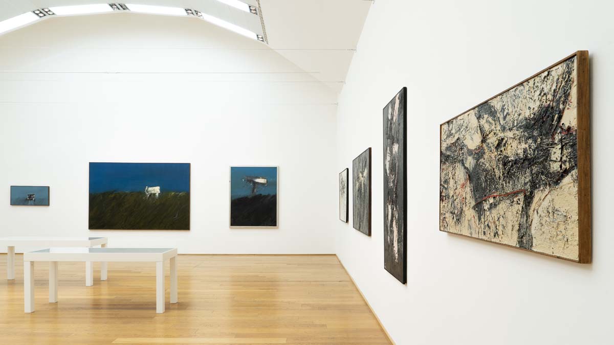 Vedute della mostra Mattia Moreni. L'antologica di Bologna, 1965. Foto di Ornella De Carlo