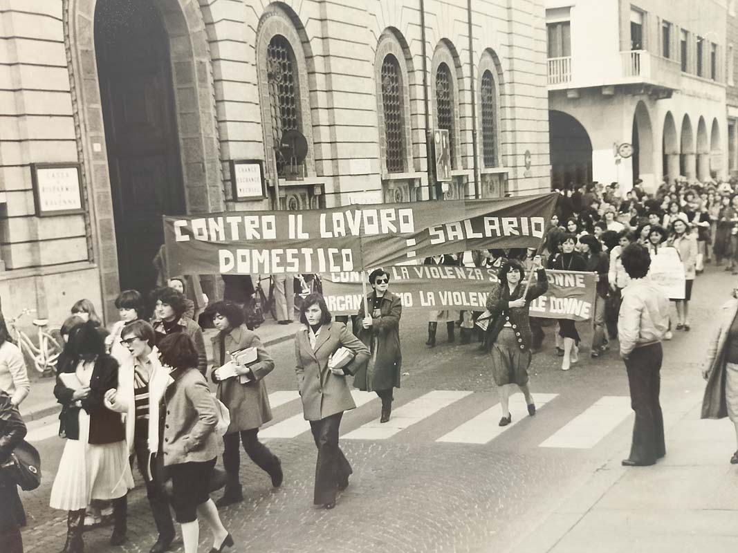 Manifestazione dell'UDI a Ravenna, aprile 1977