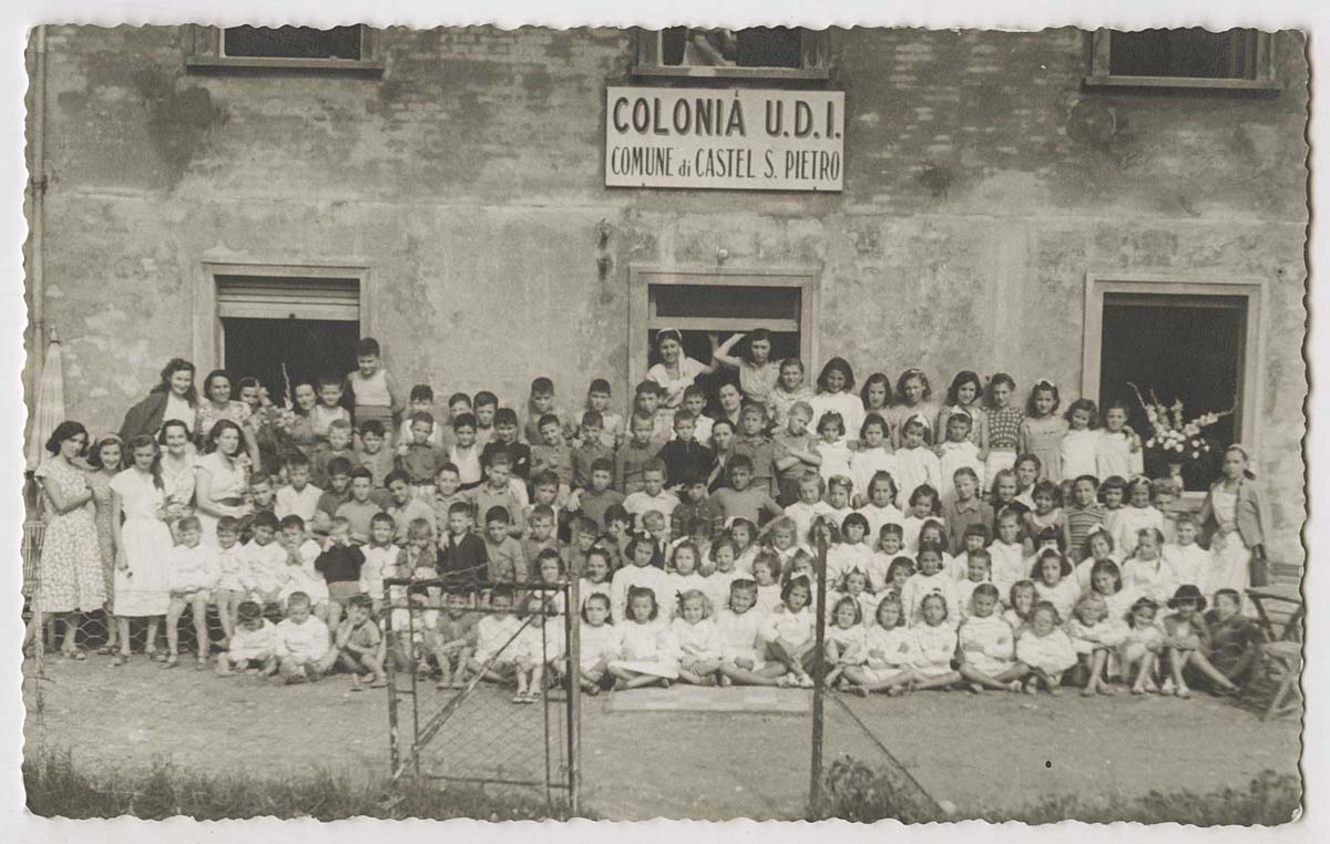Colonia gestita dall'Udi di Castel San Pietro Terme a Riccione, estate 1944