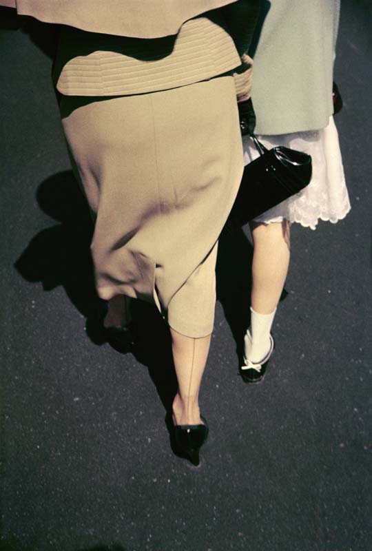 Advertisement for Miller Shoes,
1957, 
©Saul Leiter Foundation