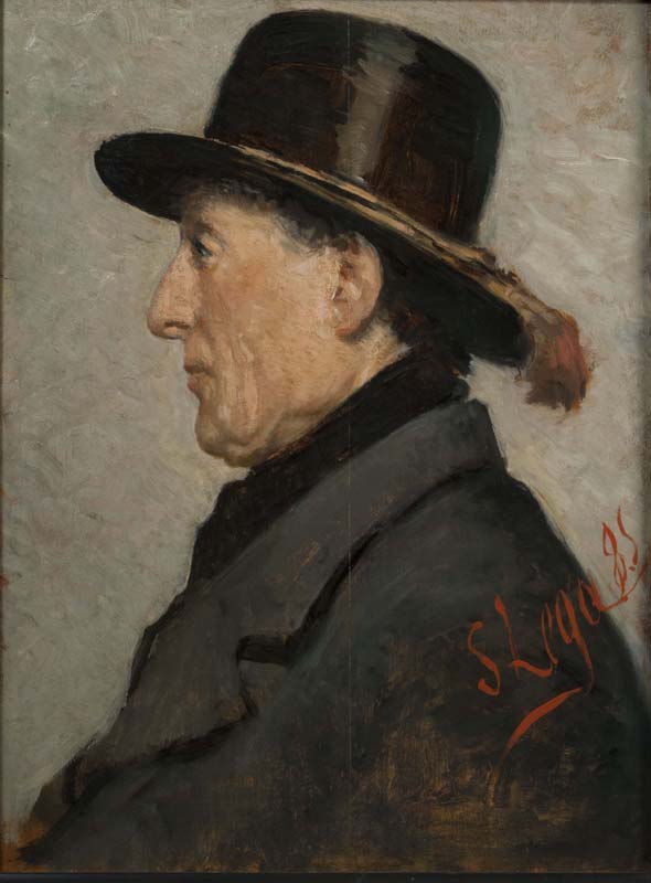 Silvestro Lega Ritratto di Don Giovanni Verità, 1885. Olio su tela. Pinacoteca Comunale “Silvestro Lega” – Comune di Modigliana