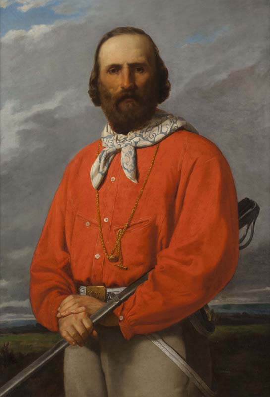 Silvestro Lega Ritratto di Giuseppe Garibaldi, 1861. Olio su tela. Pinacoteca Comunale “Silvestro Lega” – Comune di Modigliana