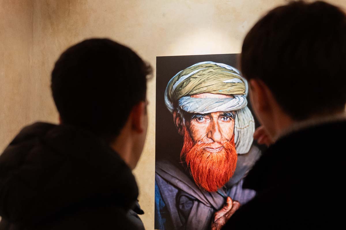 Immagini dall'allestimento a Palazzo Pigorini