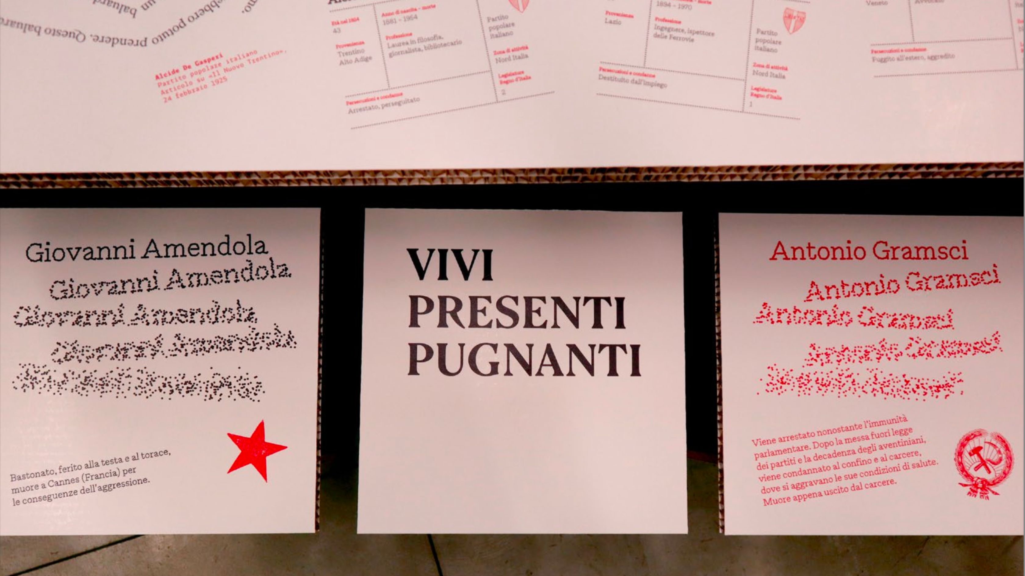 allestimento a Casa Cervi