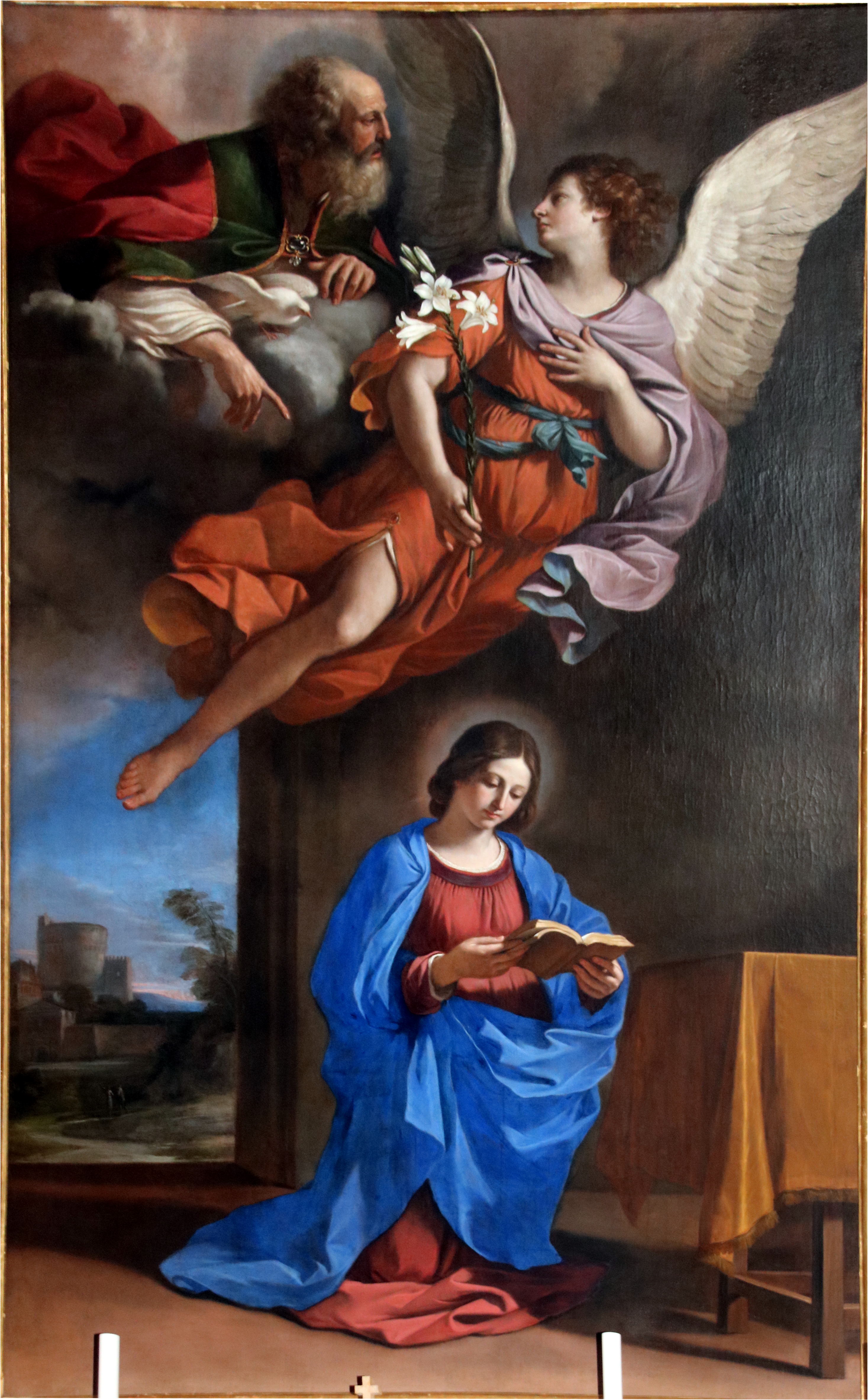 Guercino, Annunciazione, 1646, Chiesa Collegiata di Santa Maria Maggiore 