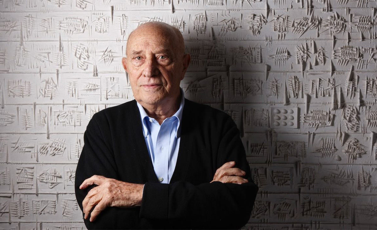 Arnaldo Pomodoro, 2014, Photo Veronica Gaido (immagine tratta dal sito della Fondazione Pomodoro