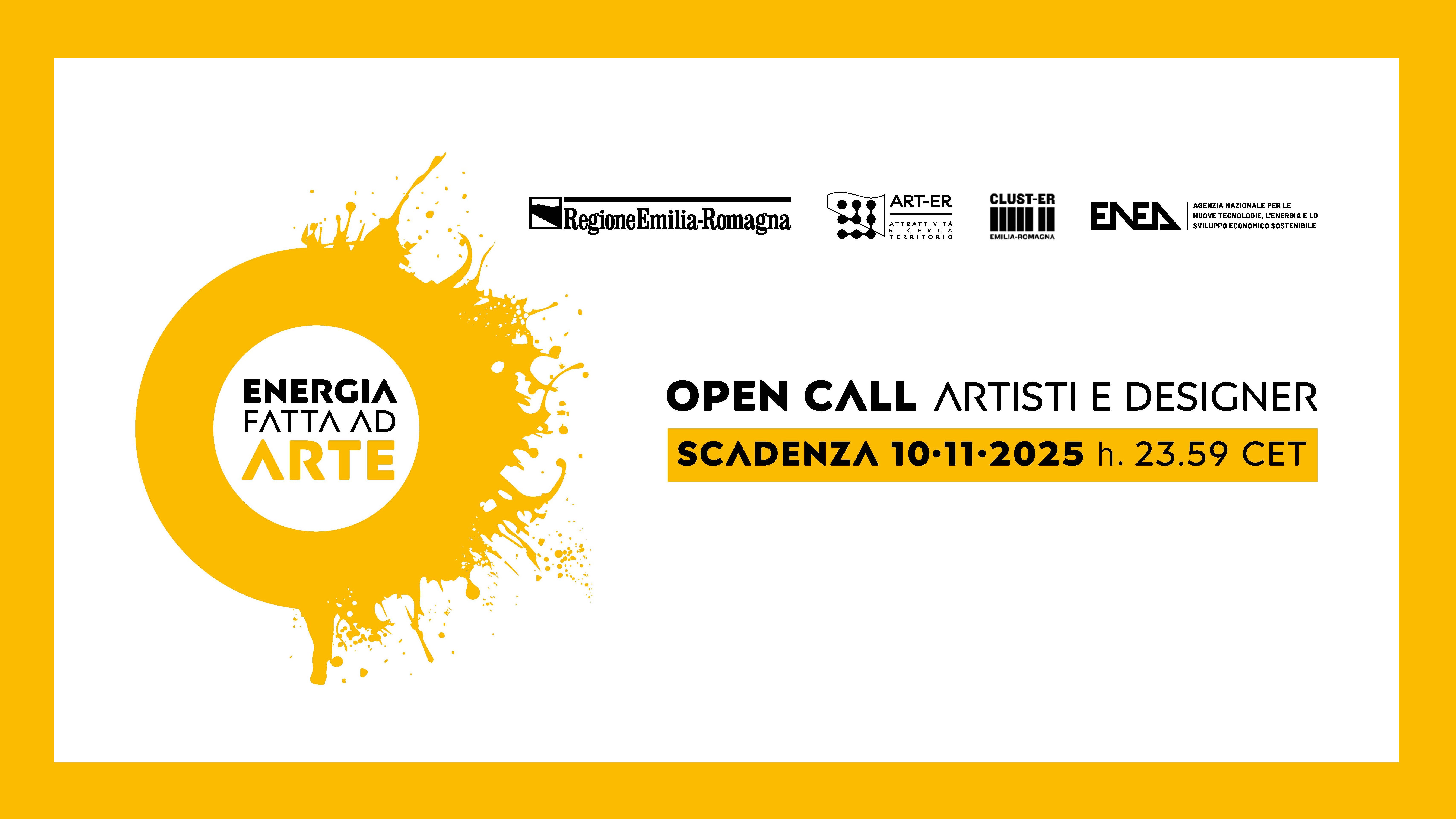 Locandina del concorso "Energia fatta ad Arte"