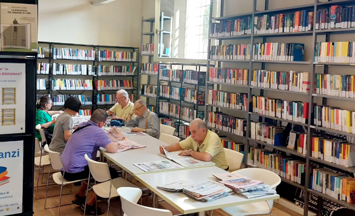 Sala Lettura Biblioteca Trisi a Lugo