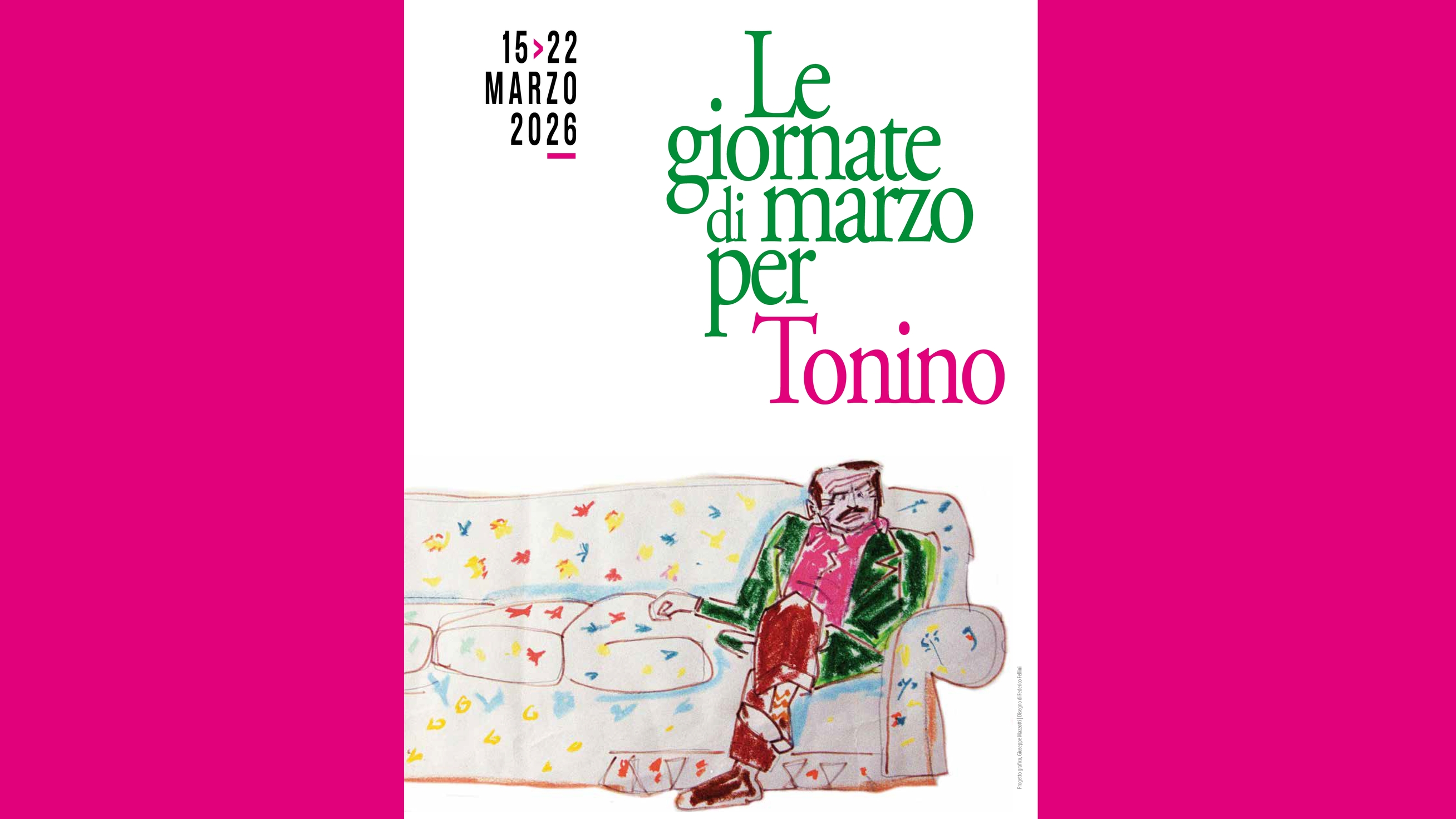 Manifesto della rassegna “Le Giornate di Marzo per Tonino” (edizione 2026)