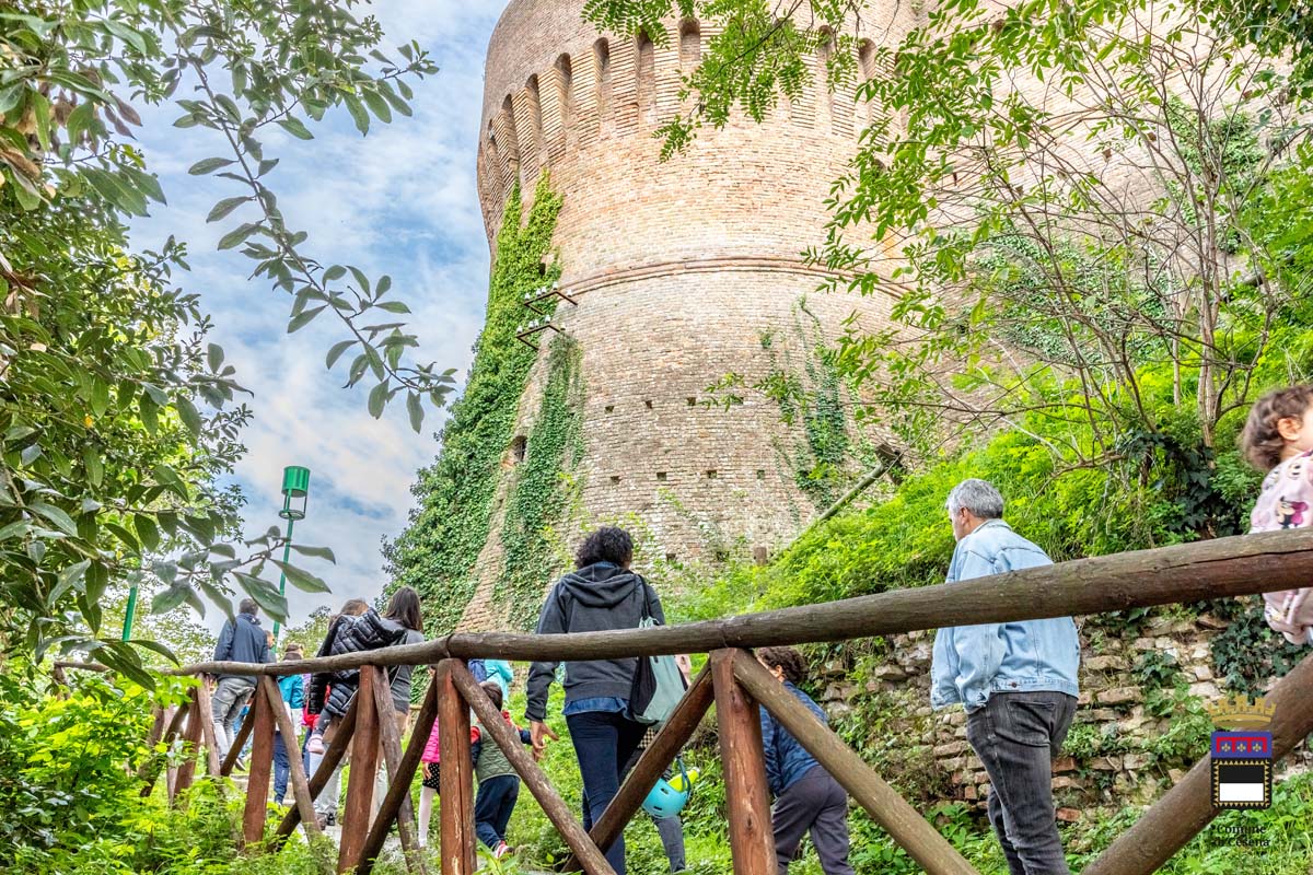 Passeggiate Patrimoniali, edizione 2024, Cesena, Parco della Rocca. Foto Comune Cesena