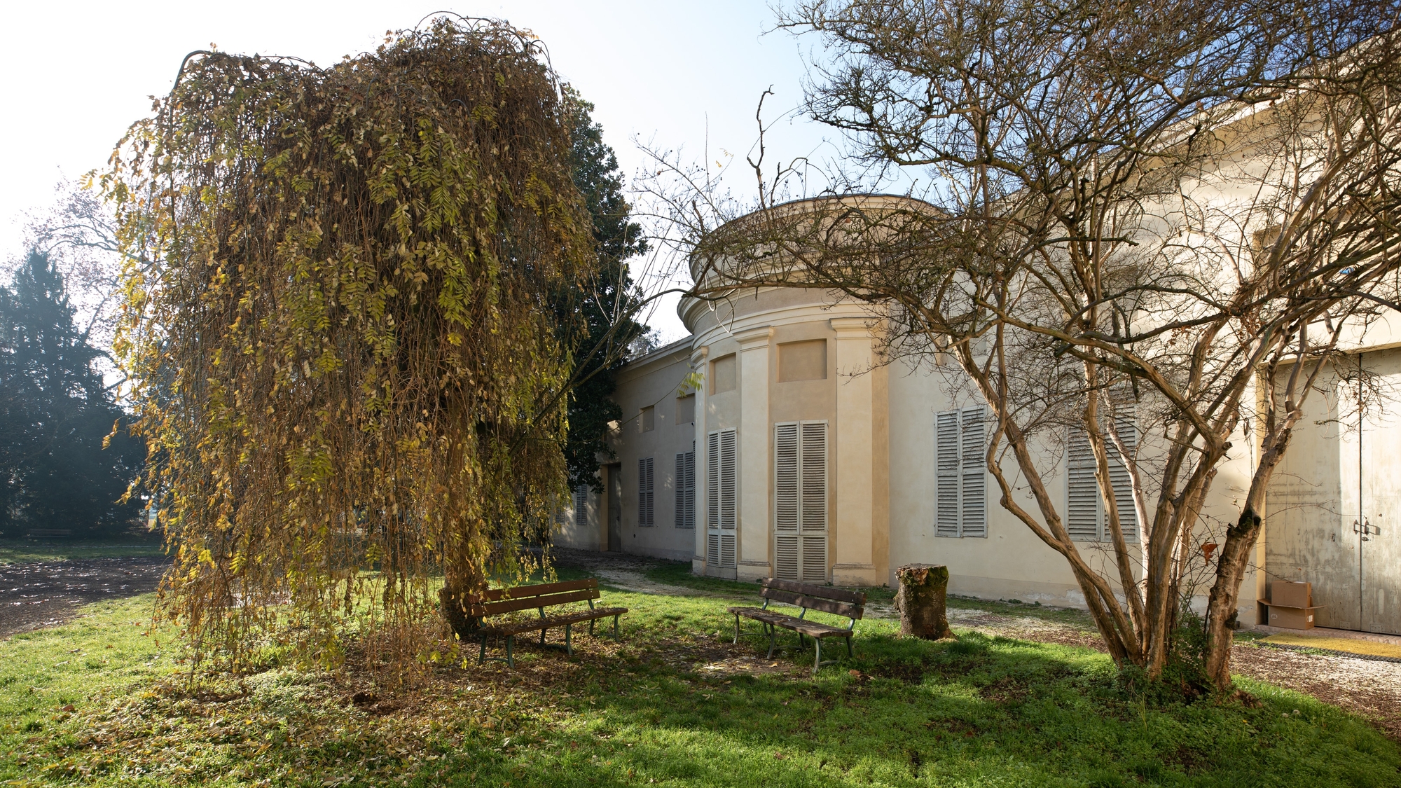 Un particolare dell'esterno di Villa Boschetti a San Cesario sul Panaro - foto di Andrea Ranzi
