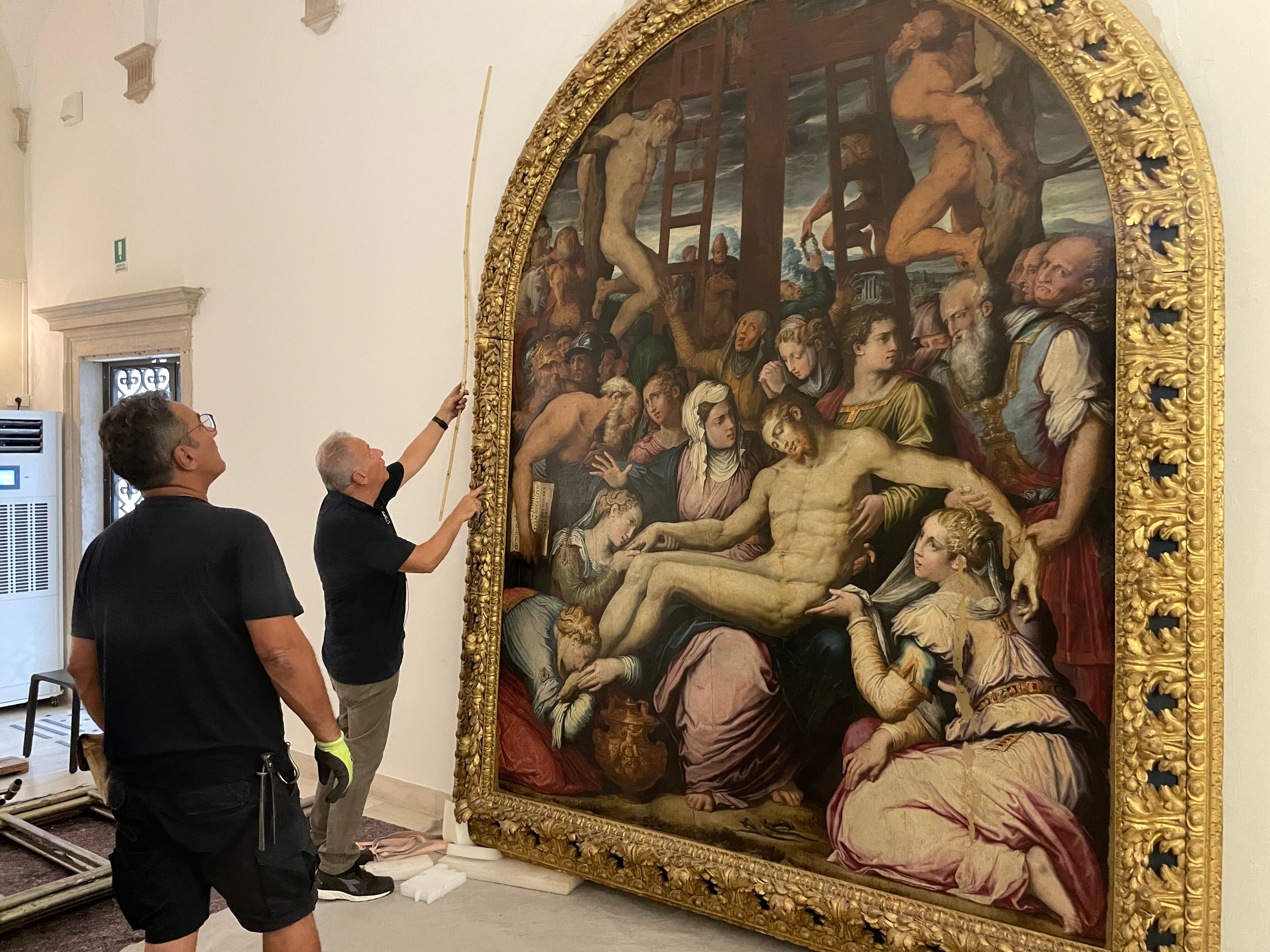 Disallestimento dell'opera al MAR