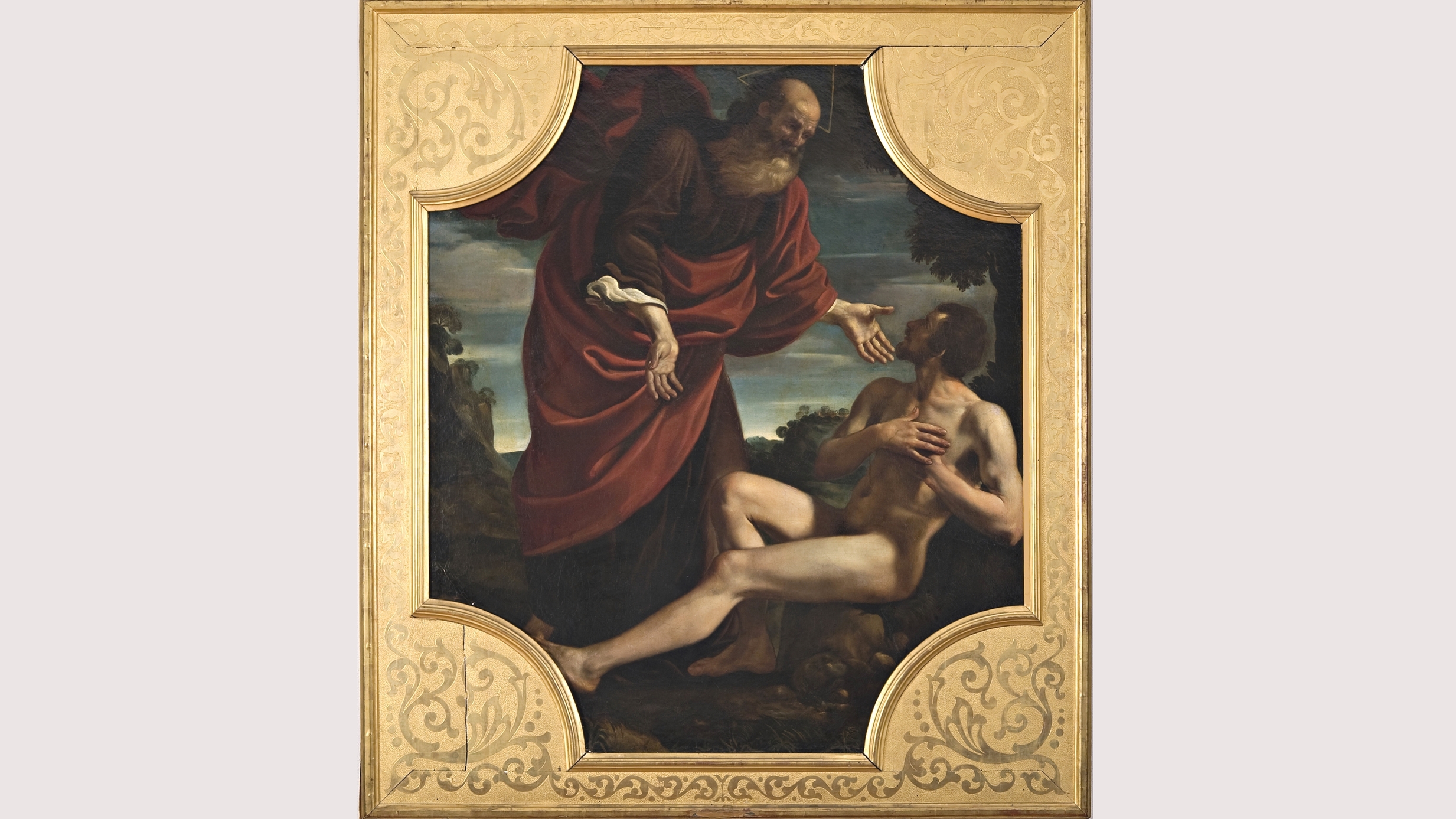 Matteo Loves, "La creazione dell'uomo", 1625-1635 circa, olio su tela, 133x114 centimetri