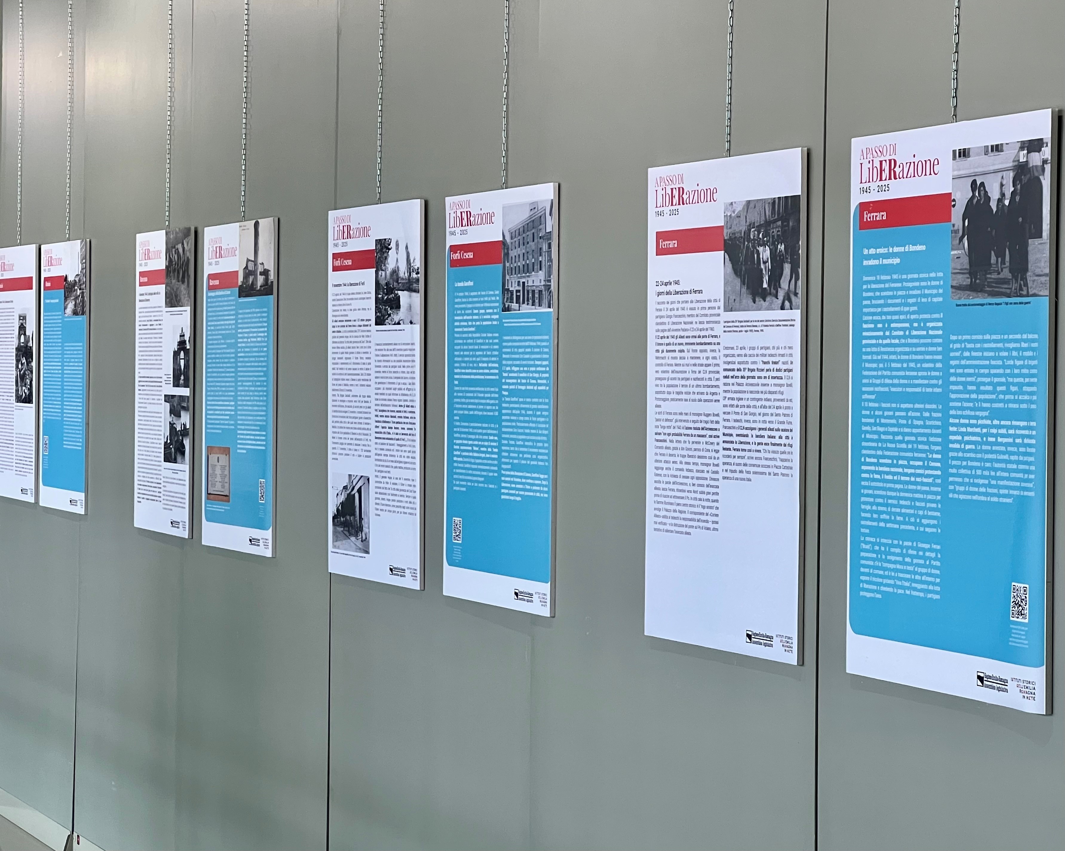 allestimento della mostra