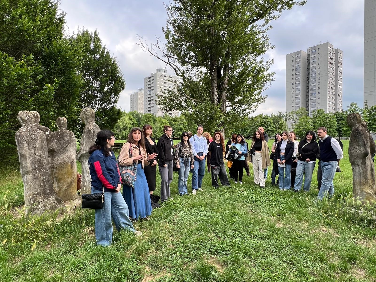 Alcuni degli allievi dell'Accademia coinvolti nel progetto IDENTITAS