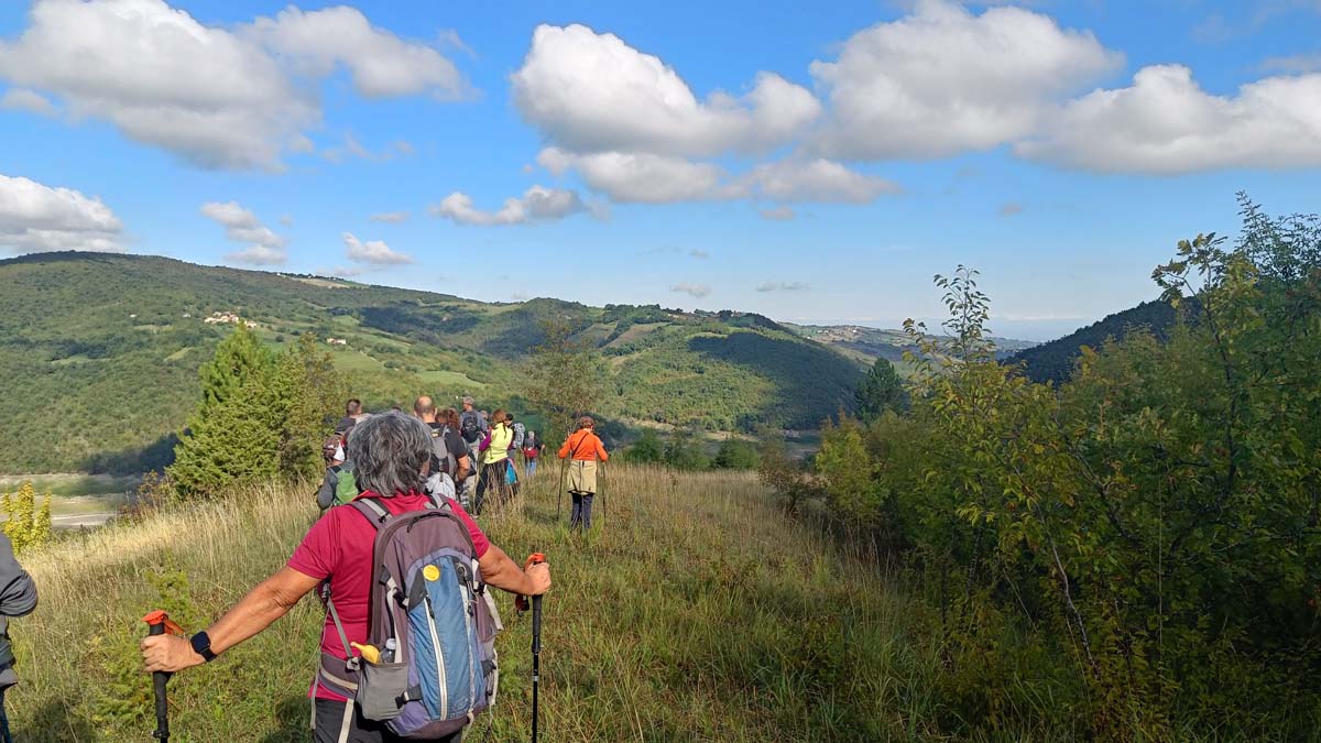 passeggiata sull'Appennino Piacentino