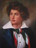 Michele Chiarini, autoritratto, olio su tela, 1831, Faenza, Museo del Risorgimento e dell'Età contemporanea