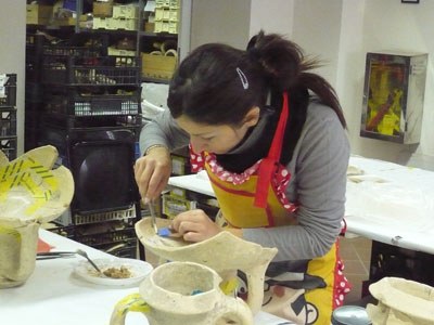 Cantiere scuola per il restauro di reperti ceramici, Museo della Regina, Cattolica (RN)