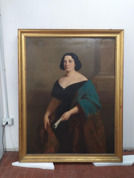 J.F. Hyacinthe Jules, Ritratto di Marietta Alboni. Collezioni del Conservatorio Martini. Foto dell'Accademia di Belle Arti di Bologna