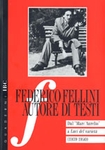 Copertina del volume 'Federico Fellini autore di testi'