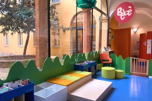 Biblioteca Antonio Delfini , Modena - Nuovi spazi 2022 : Area bebè