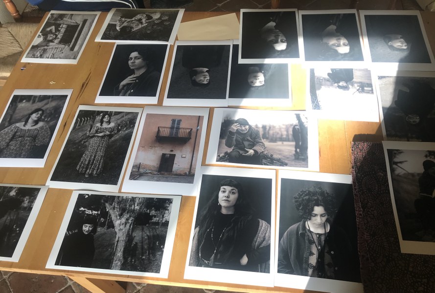 Castrum Concae - Stampe di alcuni ritratti realizzati durante il laboratorio - Gabriele Nastro